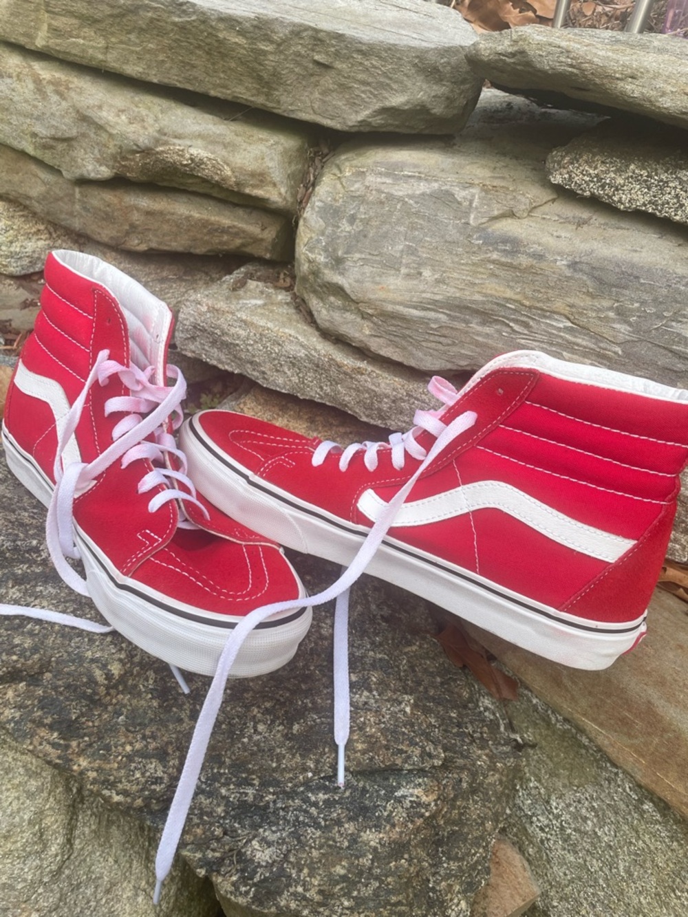 Vans Sk8-Hi Red - Size 10